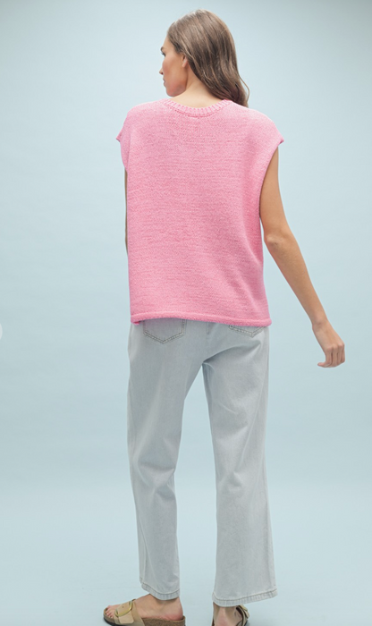 Pink Punch Knit Top