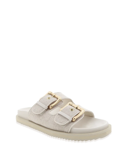 Tenzin Billini Linen Buckle Sandals