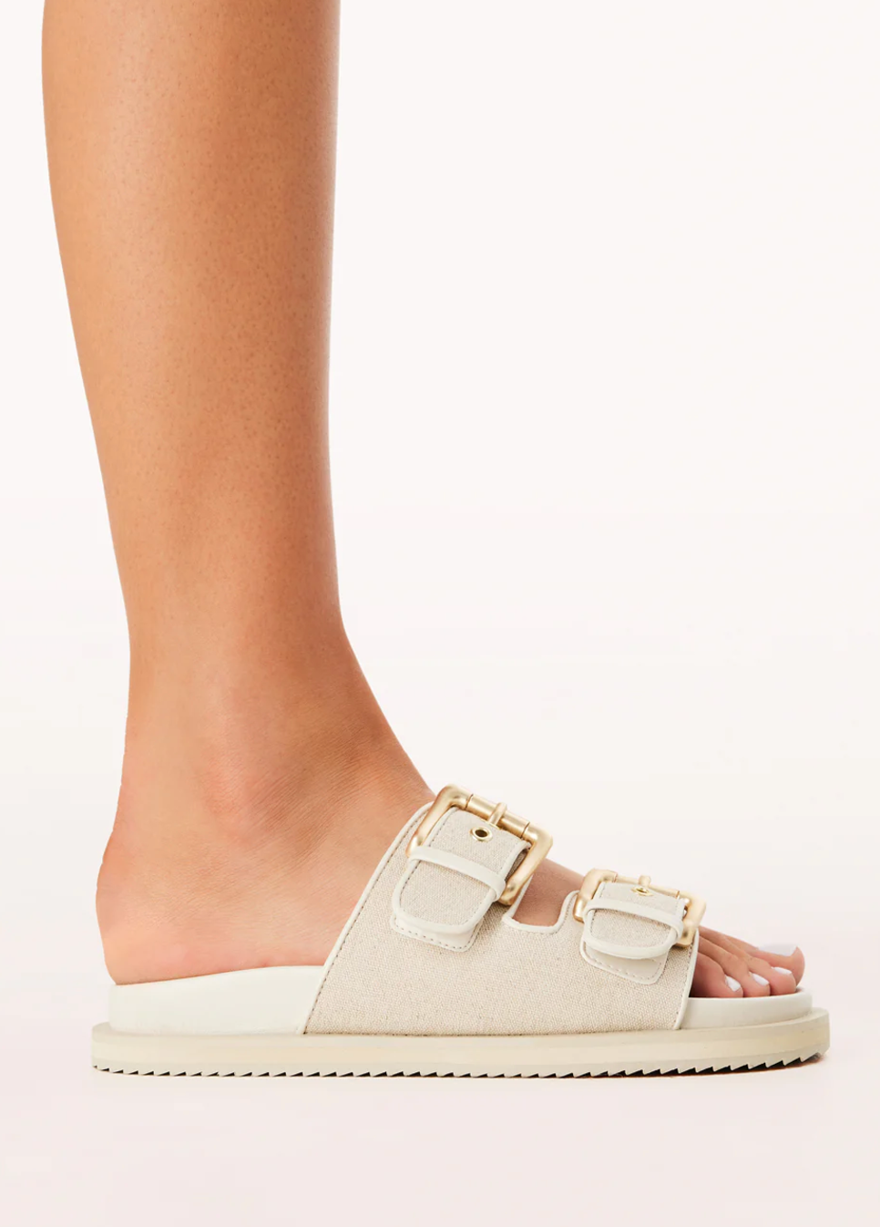 Tenzin Billini Linen Buckle Sandals