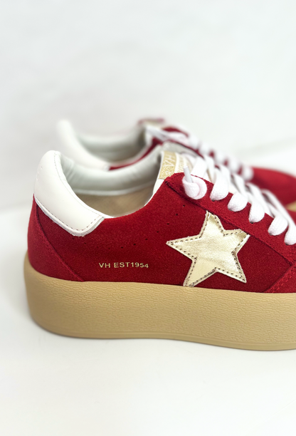 Vintage Havana Ream Red/Gold Sneakers