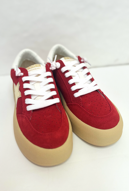 Vintage Havana Ream Red/Gold Sneakers