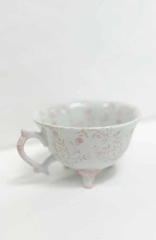 Pink Floral Teacup