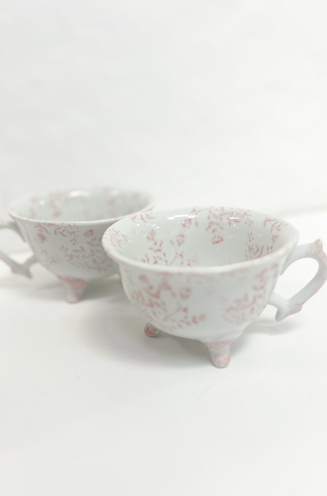 Pink Floral Teacup