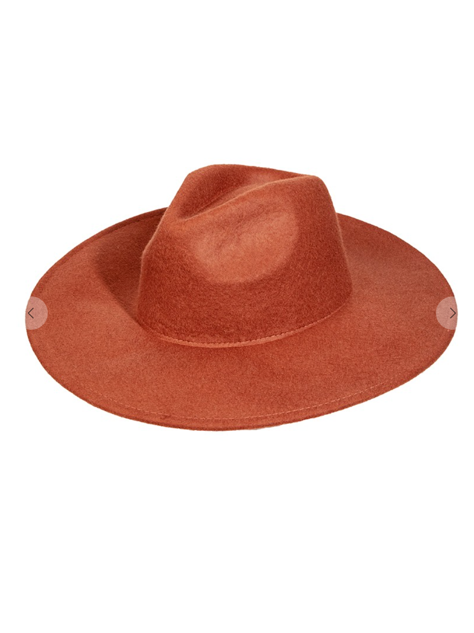 Brooke Felt Hat Rust - Clothe Boutique