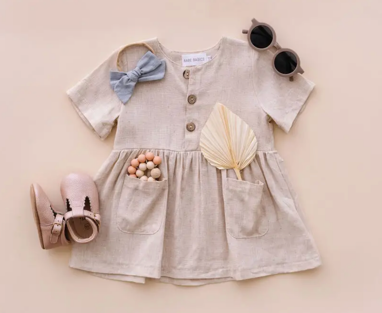 Linen Babydoll Dress - Clothe Boutique