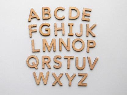 Wooden Alphabet Letters - Clothe Boutique