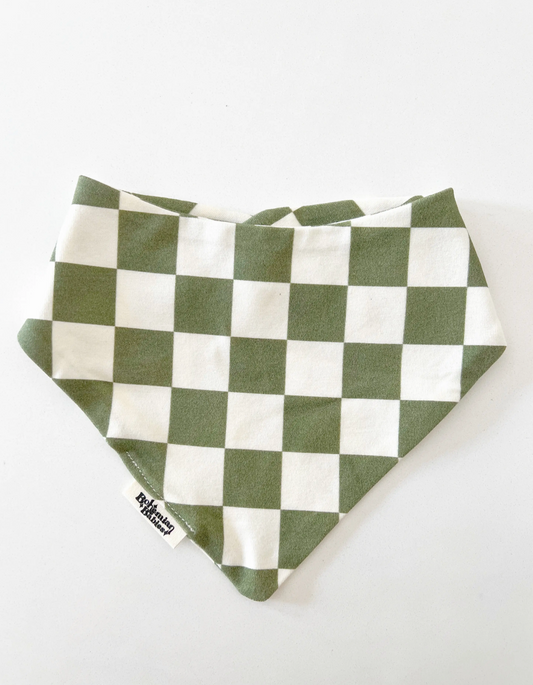 Checker Baby Bib