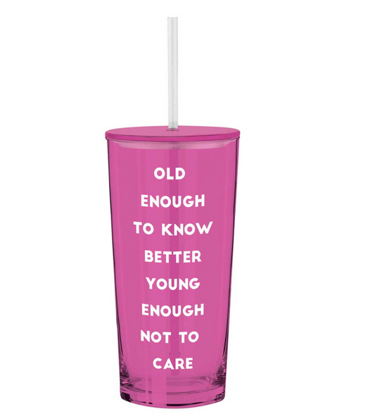 Old Enough Glass Tumbler