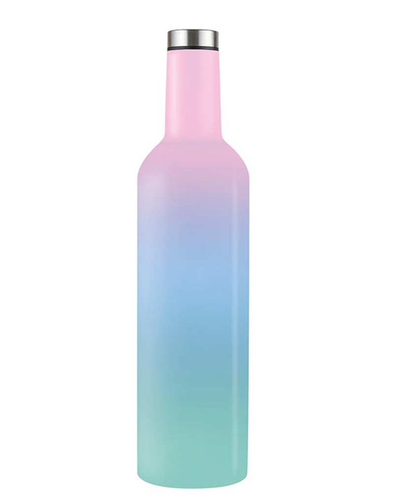 Ombre Stainless Steel Wine Bottle