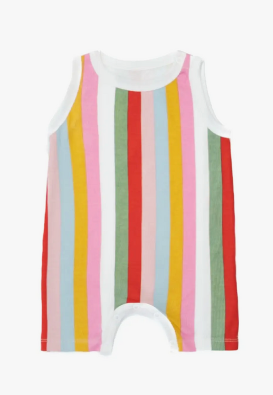 Bright Stripe Logan Playsuit