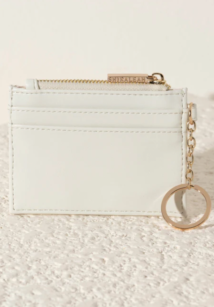 Charlie Card Case Ivory